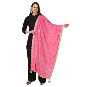 53510560000_5dbab135a1_o_d-1000x1000-1.webp Generic Women's Velvet Gotta Patti Dupatta (Pink, Length: 2.25 to 2.50 Mtr)