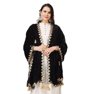 53510562310_12eca2e8bd_o_d-1000x1000-1.webp Generic Women's Velvet Gotta Patti Dupatta (Black, Length: 2.25 to 2.50 Mtr)