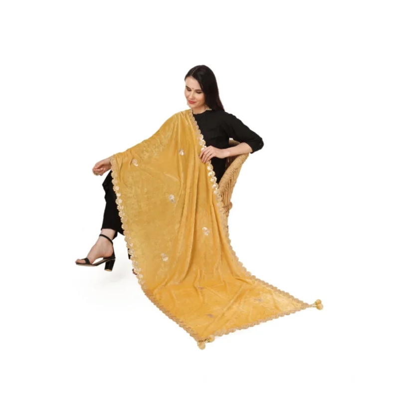 53510563825_8b4d8f5d3b_o_d-1000x1000-1.webp Generic Women's Velvet Gotta Patti Dupatta (Yellow, Length: 2.25 to 2.50 Mtr)