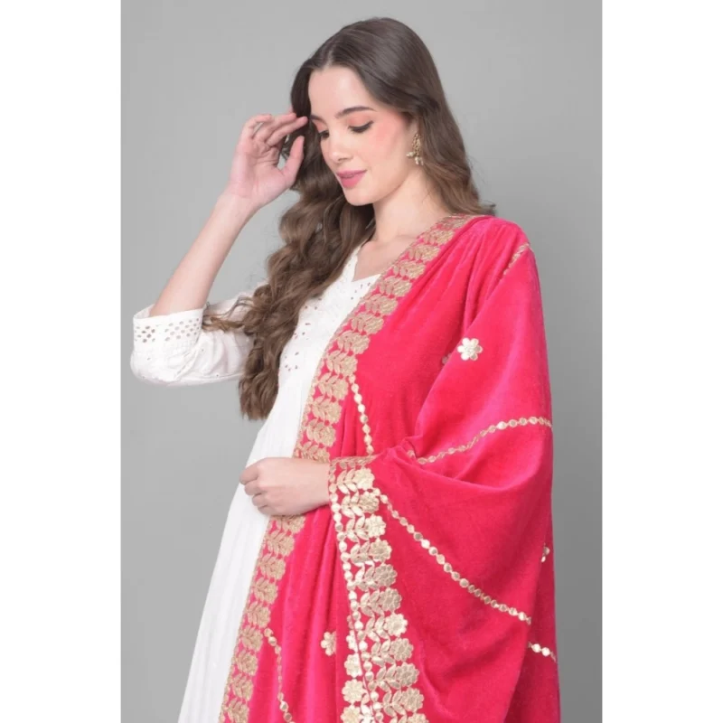 53510568595_36f8ab968e_o_d-1000x1000-1.webp Generic Women's Velvet Gotta Patti Dupatta (Pink, Length: 2.25 to 2.50 Mtr)