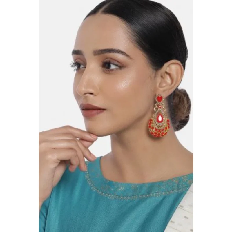53533231117_087382e227_o_d-1000x1000-1.webp Generic Women's Rose Gold Plated Alloy Earrings (Gold & Red)