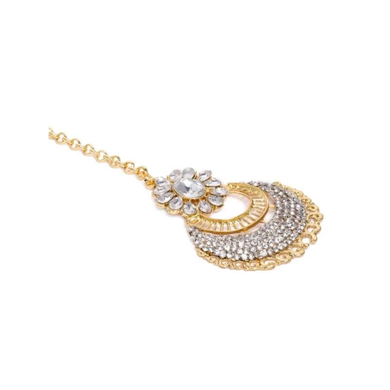 53533234942_361cb76477_o_d-1000x1000-1.webp Generic Women's Rose Gold Plated Alloy Kundan Earrings & Mangtikka (White)