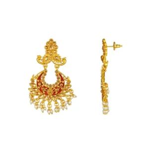 53533239467_8cdb5a65d7_o_d-1000x1000-1.webp Generic Women's Rose Gold Plated Alloy Kundan Earrings & Mangtikka (Maroon)