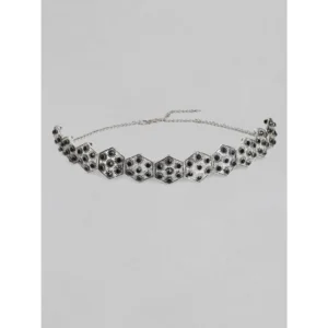 53533250872_90d4f579d5_o_d-1000x1000-1.webp Generic Women's Rose Gold Plated Alloy Choker (Silver & Black)