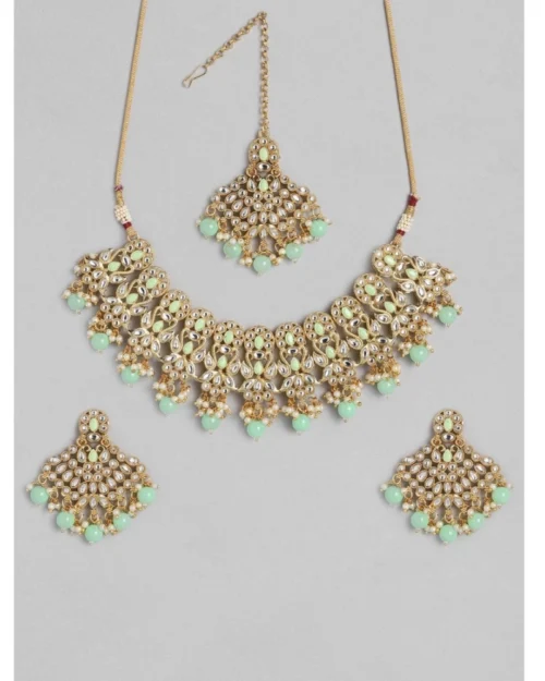 53533255577_ff504444c6_o_d-1000x1000-1.webp Generic Women's Rose Gold Plated Alloy Necklace & Earings Set (Light Green)