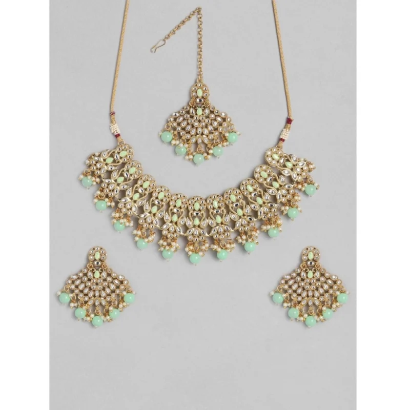 53533255577_ff504444c6_o_d-1000x1000-1.webp Generic Women's Rose Gold Plated Alloy Necklace & Earings Set (Light Green)