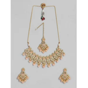 53533255607_ac30faa1c5_o_d-1000x1000-1.webp Generic Women's Rose Gold Plated Alloy Necklace & Earings Set (Pink)