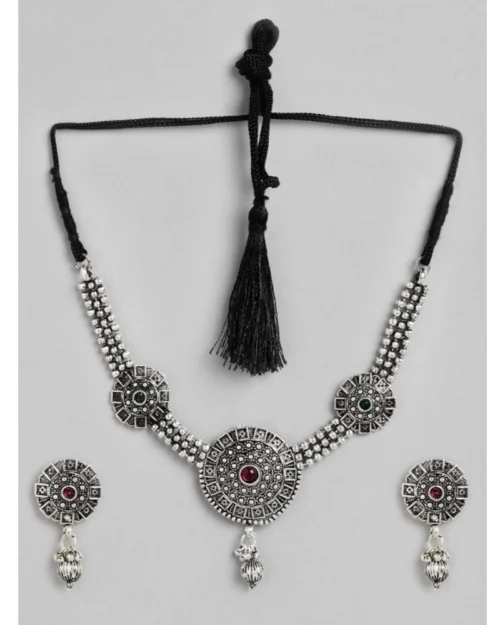 53533255767_ae005cef52_o_d-1000x1000-1.webp Generic Women's Rose Gold Plated Alloy Necklace & Earings Set (Silver)