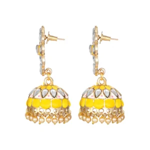 53534123101_29e792a61c_o_d-1000x1000-1.webp Generic Women's Rose Gold Plated Alloy Earrings (Yellow)