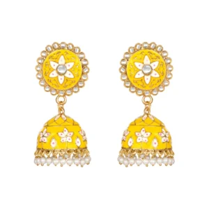 53534125476_3893564f85_o_d-1000x1000-1.webp Generic Women's Rose Gold Plated Alloy Earrings (Yellow)