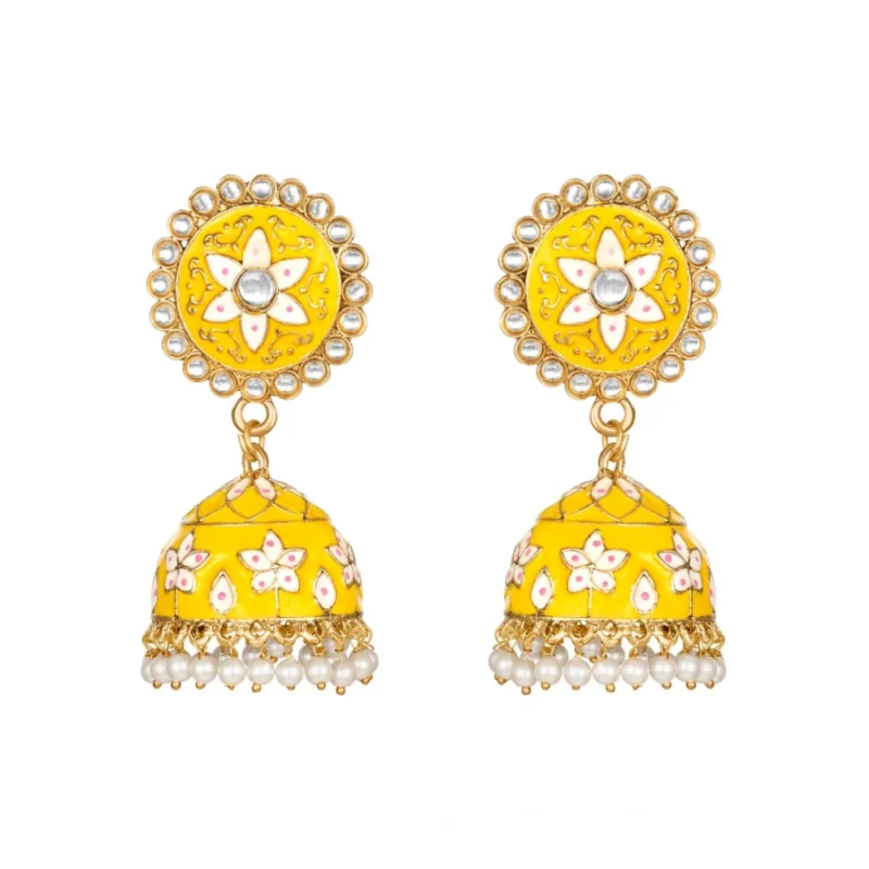 53534125476_3893564f85_o_d-1000x1000-1.webp Generic Women's Rose Gold Plated Alloy Earrings (Yellow)