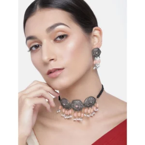 53534147966_48130f3e78_o_d-1000x1000-1.webp Generic Women's Rose Gold Plated Alloy Necklace & Earings Set (Orange)