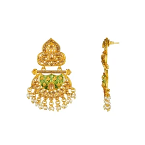 53534308198_721e2e9855_o_d-1000x1000-1.webp Generic Women's Rose Gold Plated Alloy Kundan Earrings & Mangtikka (Green)