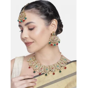 53534324658_3dfe69662c_o_d-1000x1000-1.webp Generic Women's Rose Gold Plated Alloy Necklace & Earings Set (Light Green)