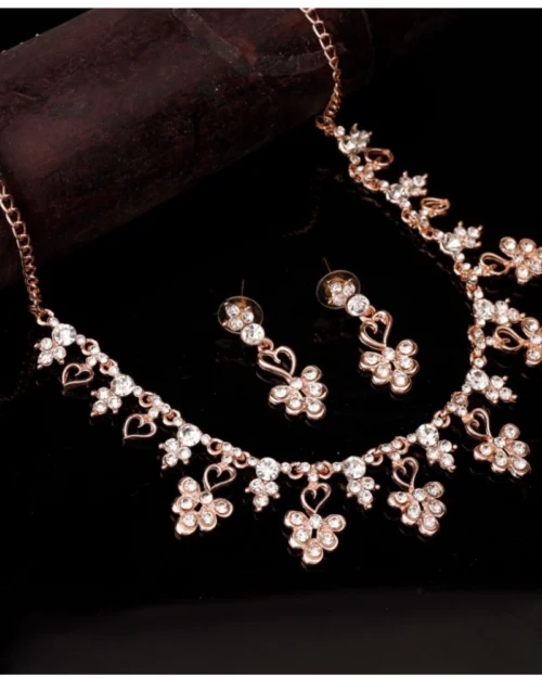 53534326178_6a03d3555e_o_d-1000x1000-1.webp Generic Women's Rose Gold Plated Brass Necklace & Earings Set (Gold)