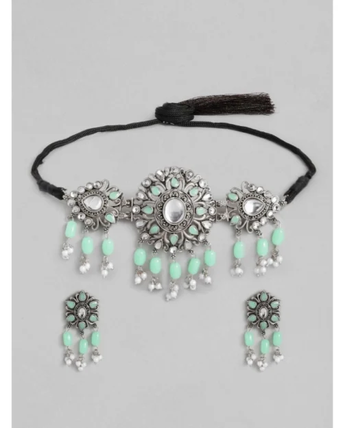 53534326358_bb9954dff5_o_d-1000x1000-1.webp Generic Women's Rose Gold Plated Alloy Necklace & Earings Set (Light Green)