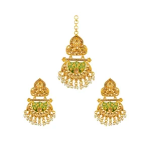 53534444049_a3e6e0c757_o_d-1000x1000-1.webp Generic Women's Rose Gold Plated Alloy Kundan Earrings & Mangtikka (Green)