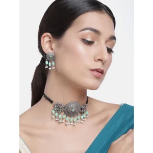 53534462379_95e844ef5d_o_d-1000x1000-1.webp Generic Women's Rose Gold Plated Alloy Necklace & Earings Set (Light Green)