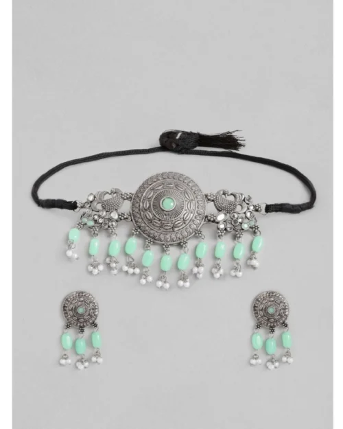 53534564755_46a8f8ba0e_o_d-1000x1000-1.webp Generic Women's Rose Gold Plated Alloy Necklace & Earings Set (Light Green)