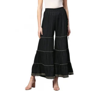 53590935309_f70ff697f0_o_d-1000x1000-1.webp Generic Women's Casual Solid Rayon Sharara (Black)