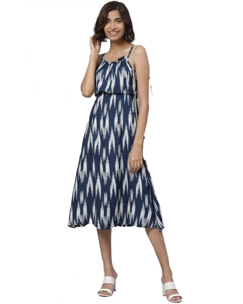 53590935399_3bd15fe044_o_d-1000x1000-1.webp Generic Women's Casual Sleeveless Ikat Print Rayon Dress (Blue)
