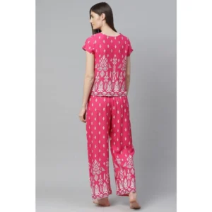 53591051490_cc0bb46ce2_o_d-1000x1000-1.webp Generic Women's Casual Short Sleeve Printed Rayon Pajama Set (Pink)