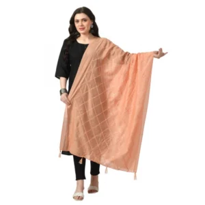 53768325981_febe087bdf_o_d-1000x1000-1.webp Generic Women's Chanderi Self Design Dupatta (Peach, Length: Free Size)