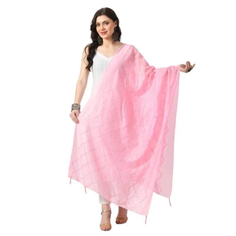 53768326026_28fd85278c_o_d-1000x1000-1.webp Generic Women's Chanderi Self Design Dupatta (Pink, Length: Free Size)