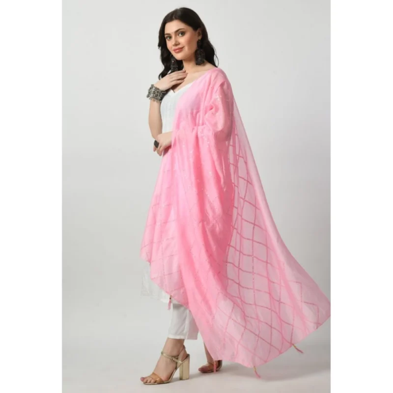 53768652449_c7d69f91e0_o_d-1000x1000-1.webp Generic Women's Chanderi Self Design Dupatta (Pink, Length: Free Size)