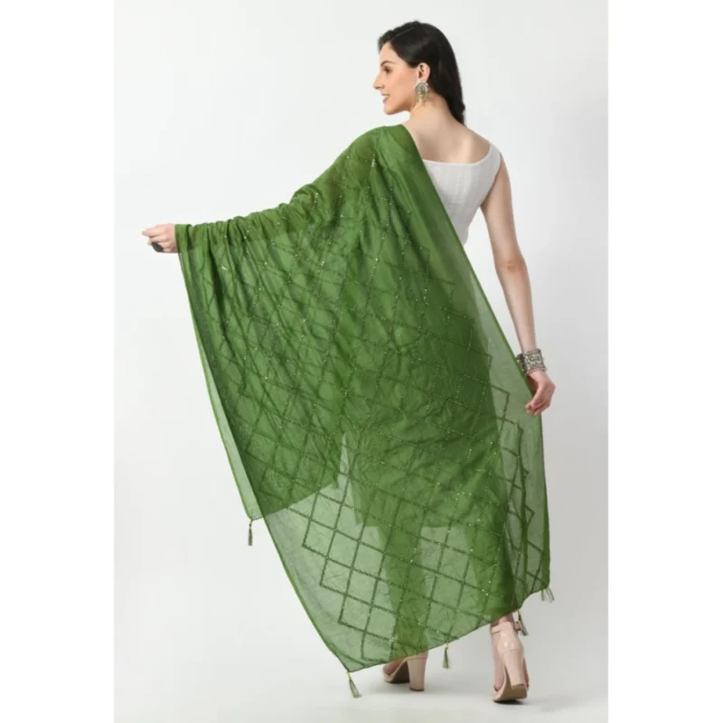 53768742440_c714580464_o_d-1000x1000-1.webp Generic Women's Chanderi Self Design Dupatta (Mehandi, Length: Free Size)