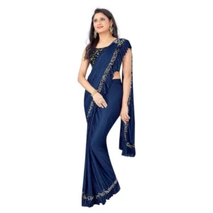 53819233564_aed5358f7f_o_d-1000x1000-1.webp Generic Women's Lycra Solid Saree With Unstitched Blouse (Nay Blue, 5.5 Mtr)
