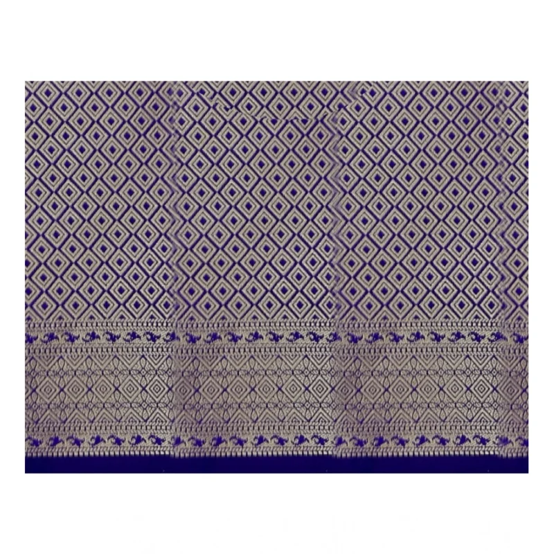 Generic Women's Jacquard Woven Saree With Unstitched Blouse 5.5Mtr (Pink)
