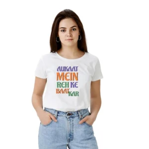 54010333936_d8362065ca_o_d-1000x1000-1.webp Generic Women's Polyester Solid Printed Round Neck Half Sleeve T-shirt (White)
