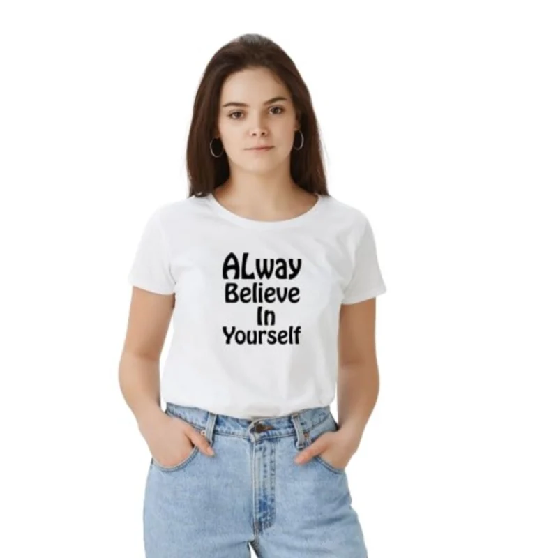 54010333941_f9c02e7eac_o_d-1000x1000-1.webp Generic Women's Polyester Solid Printed Round Neck Half Sleeve T-shirt (White)