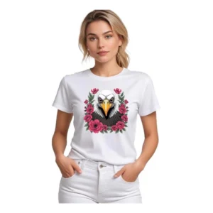 54010659249_0380a26f70_o_d-1000x1000-1.webp Generic Women's Polyester Solid Printed Round Neck Half Sleeve T-shirt (White)