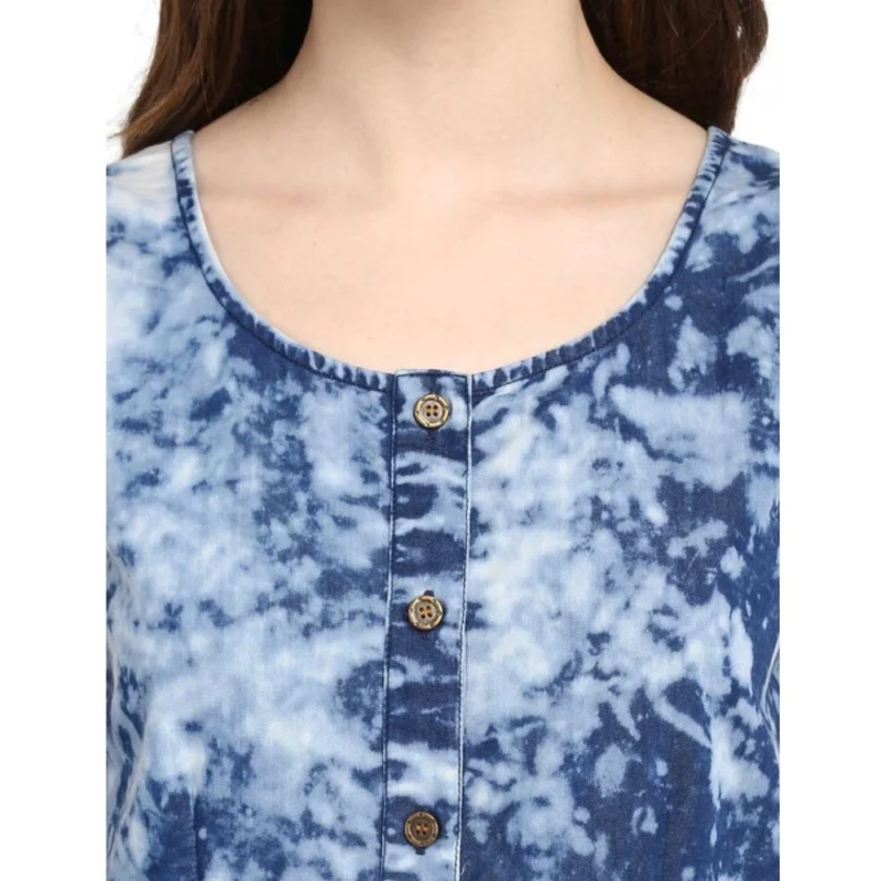 54034025132_b2f2cde919_o_d-1000x1000-1.webp Generic Women's Denim Tie & Dye Sleeveless Above Knee Dress (Blue)