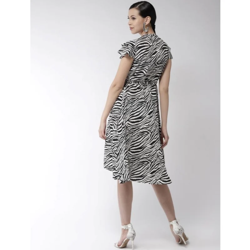 54034028042_9c888f0a4d_o_d-1000x1000-1.webp Generic Women's Polyester Animal Print Short Sleeve Knee-Length Dress (Black - White)