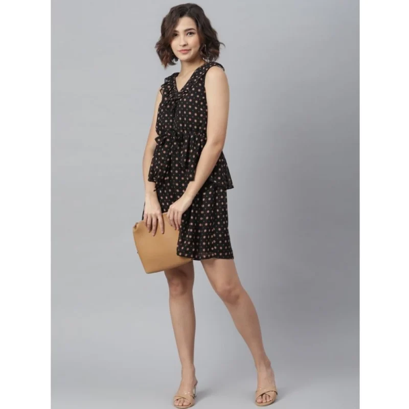 54034896596_7f92106d49_o_d-1000x1000-1.webp Generic Women's Polyester Peplum Sleeveless Above Knee Dress (Black)