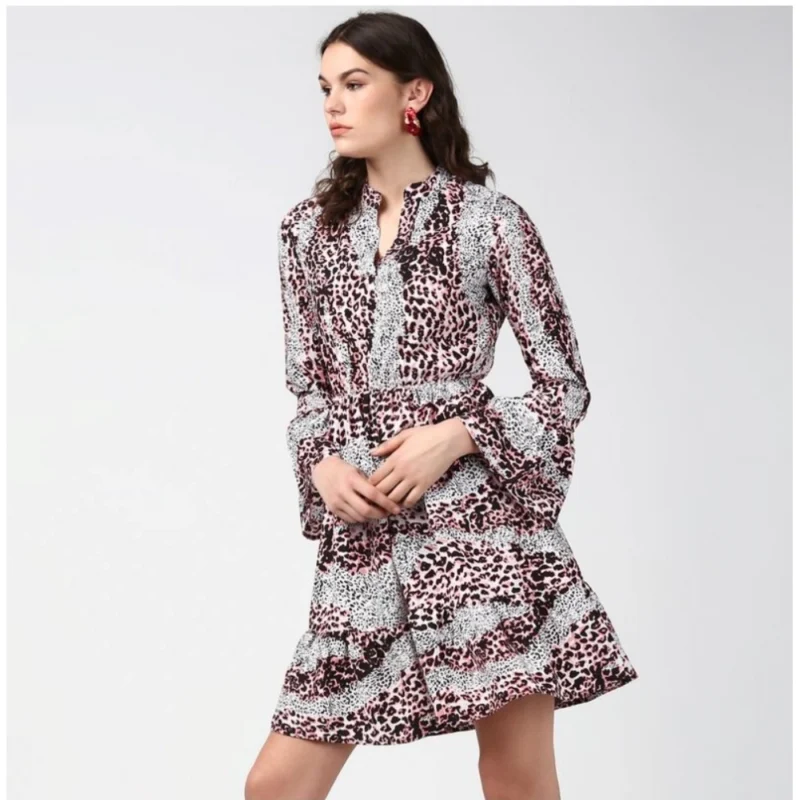 54035142958_ab43ca5471_o_d-1000x1000-1.webp Generic Women's Polyester Animal Print Bell Sleeve Above Knee Dress (Pink - Black)
