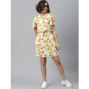 54035229554_461c966ace_o_d-1000x1000-1.webp Generic Women's Polyester Printed Flutter Above Knee Dress (Orange - Yellow)