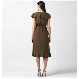 54035352510_ba28cfaf14_o_d-1000x1000-1.webp Generic Women's Polyester Ruffled Cap Sleeve Knee-Length Dress (Olive)
