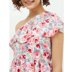 54038323082_1d2218a1bf_o_d-1000x1000-1.webp Generic Women's Polyester Floral One Shoulder Calf-length Dress (Multicolor)