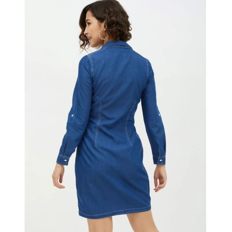 54039185571_c94c2378d9_o_d-1000x1000-1.webp Generic Women's Denim Solid Long Sleeves Above Knee Dress (Blue)