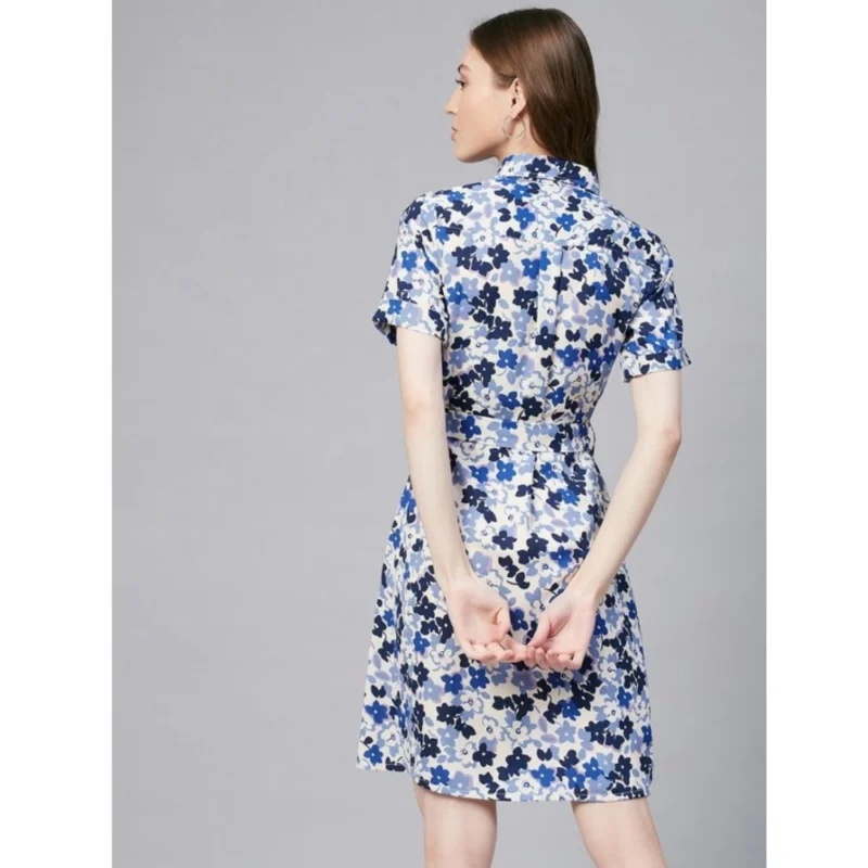 54039190946_01b43013ef_o_d-1000x1000-1.webp Generic Women's Polyester Floral Short Sleeve Above Knee Dress (Blue - White)