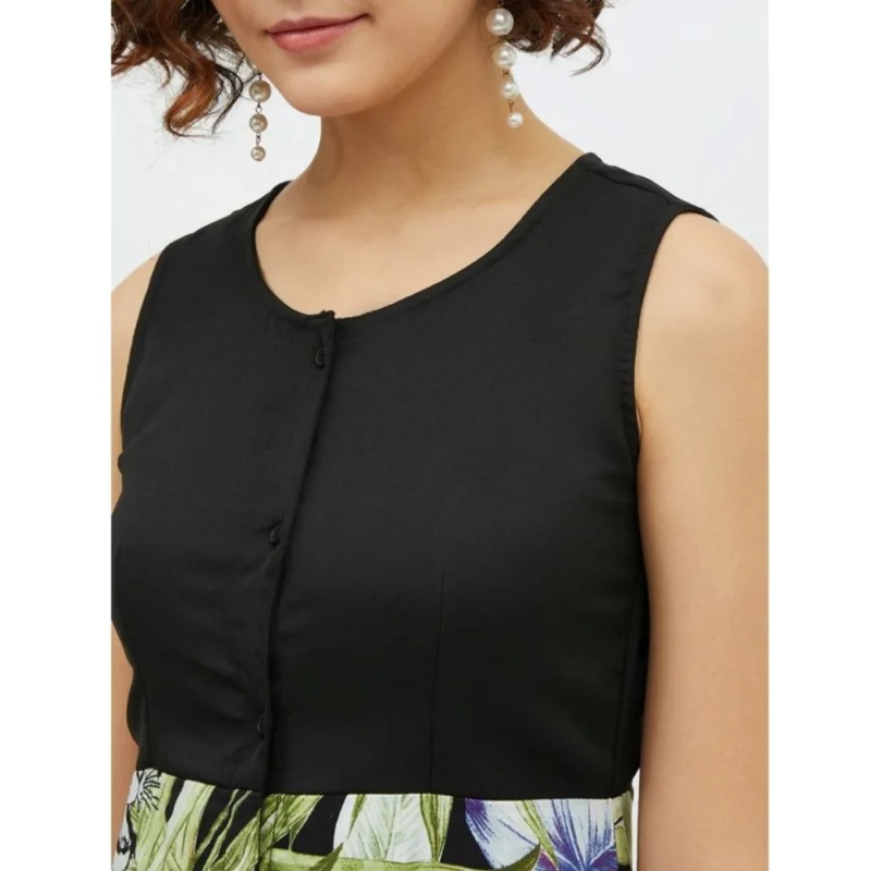 54039443013_c2984dff1a_o_d-1000x1000-1.webp Generic Women's Rayon Floral Sleeveless Calf-length Dress (Multicolor)