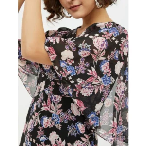 54039443058_1551b62412_o_d-1000x1000-1.webp Generic Women's Polyester Chain Print Cap Sleeve Calf-length Dress (Multicolor)