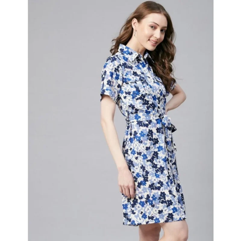 54039447823_7452a3b685_o_d-1000x1000-1.webp Generic Women's Polyester Floral Short Sleeve Above Knee Dress (Blue - White)