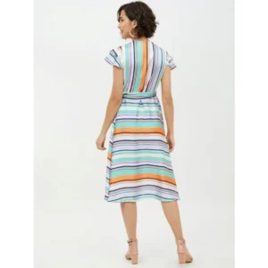 54039514534_41e60e60d3_o_d-1000x1000-1.webp Generic Women's Satin Striped Short Sleeve Knee-Length Dress (Multicolor)