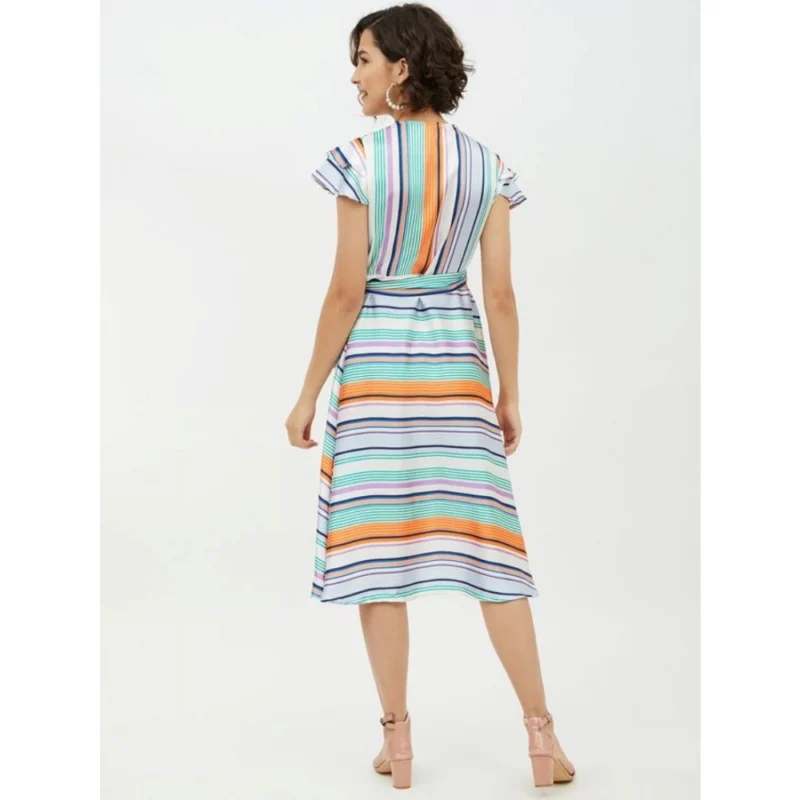 54039514534_41e60e60d3_o_d-1000x1000-1.webp Generic Women's Satin Striped Short Sleeve Knee-Length Dress (Multicolor)