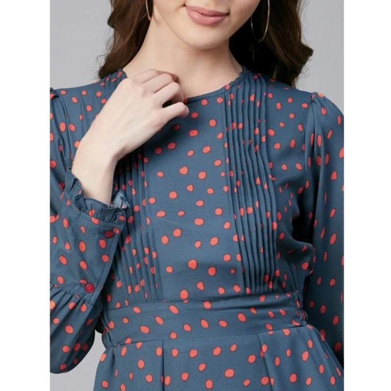 54039514649_ee89e02e9a_o_d-1000x1000-1.webp Generic Women's Polyester Polka Long Sleeves Above Knee Dress (Grey - Coral)